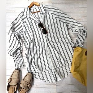 Cupshe flowy beach shirt